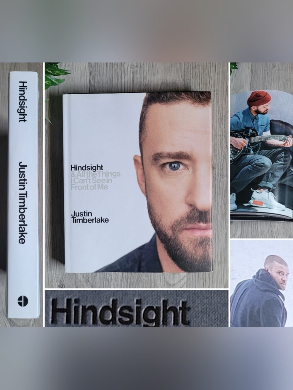 Justin Timberlake 'Hindsight' Hardback Tabletop Mempir Book | 280+ Pages (2018)